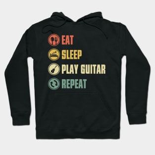 Eat Sleep Play Guitar Repeat Hoodie